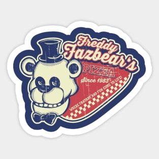 Freddy's Pizza Sticker